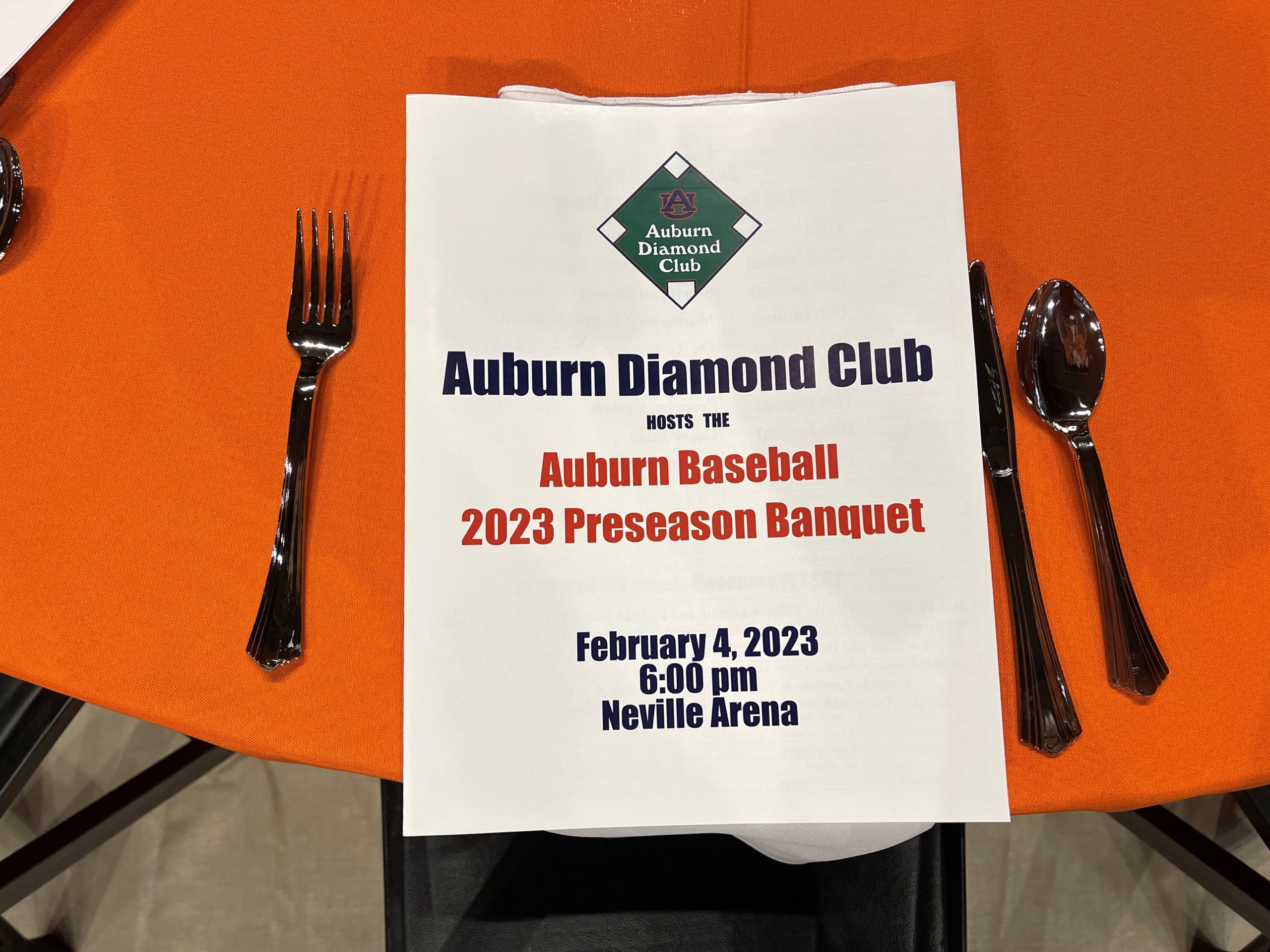 2023 Auburn Diamond Club Preseason Banquet
